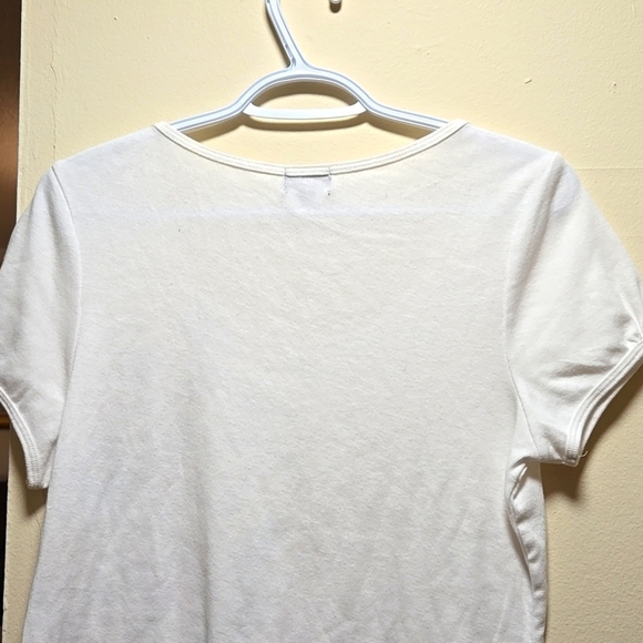 Reitmans Size XL Petite White Foral T-Shirt - Picture 5 of 7
